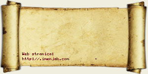 Mina Balzamović vizit kartica